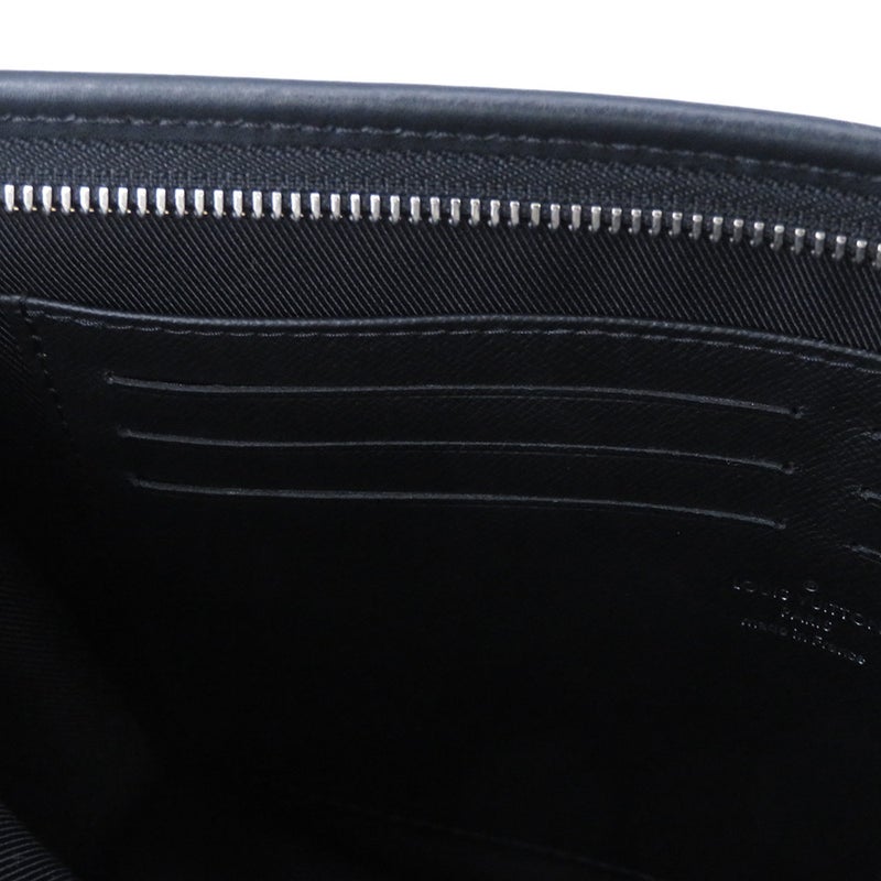 ルイヴィトン クラッチバッグ ダミエ・グラフィット ポシェット･ヴォワヤージュ N41696 メンズ 黒 ブラック