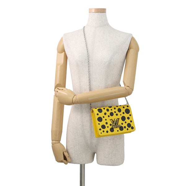 ルイヴィトン チェーンウォレット エピ/インフィニティ・ドット LV×YK ポルトフォイユ ツイスト M81987  草間彌生 コラボ