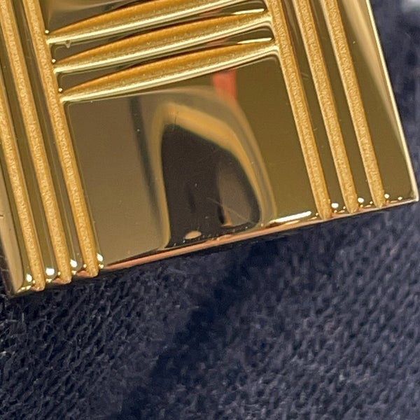 エルメス べルト ラッキー 15 ブラック/ゴールド金具 ポロサスマット Y刻印 サイズ75 黒