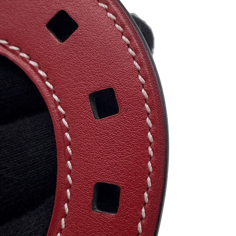 エルメス バッグチャーム パドック シュバル ルージュグレナ スイフト HERMES チャーム ホースシュー