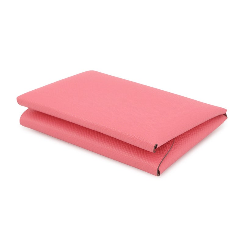 エルメス コインケース カルヴィ デュオ ローズアザレ/シルバー金具 エプソン B刻印 財布