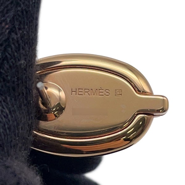 エルメス ピアス ミニ・マイヨン クレーム/ピンクゴールド金具 HERMES アクセサリー