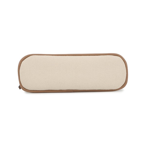 エルメス ポーチ ボリードポーチ ミニミニ ナチュラル/シルバー金具 コットン HERMES 小物入れ