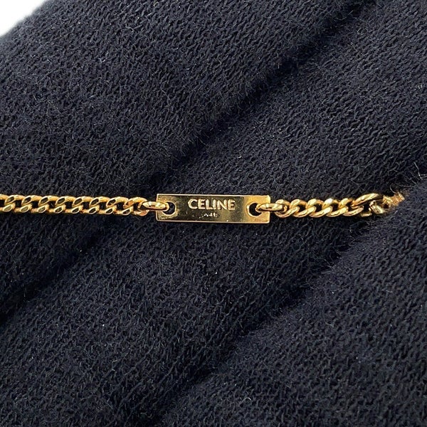 セリーヌ ネックレス トリオンフ ラインストーン メタル 460GB6BZI.35OR CELINE アクセサリー