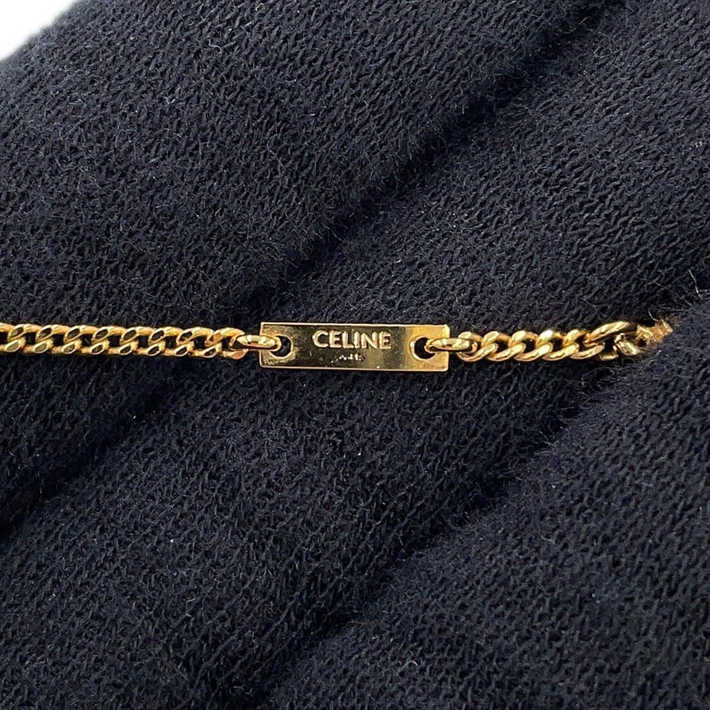 セリーヌ ネックレス トリオンフ ラインストーン メタル 460GB6BZI.35OR CELINE アクセサリー