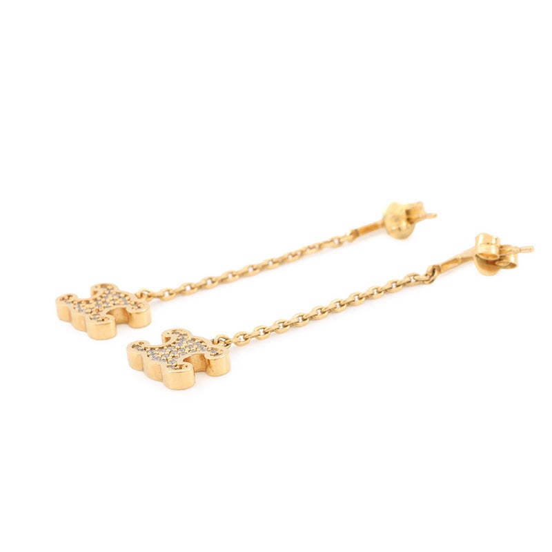 セリーヌ ピアス トリオンフ ラインストーン スイングピアス 460NB6BCZ.35OR CELINE アクセサリー