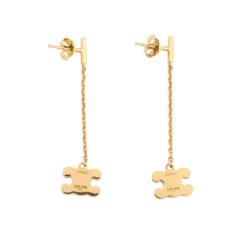 セリーヌ ピアス トリオンフ ラインストーン スイングピアス 460NB6BCZ.35OR CELINE アクセサリー