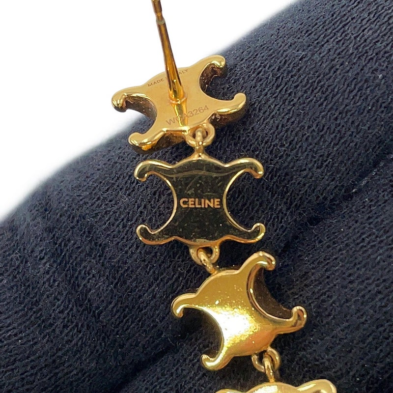 セリーヌ ピアス トリオンフ スタッズ ロング ピアス メタル 461FC6BRA.35OR CELINE アクセサリー