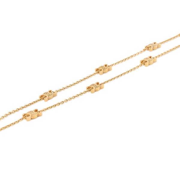 セリーヌ ネックレス ミニトリオンフ メタル 460MS6BRA.35OR CELINE アクセサリー