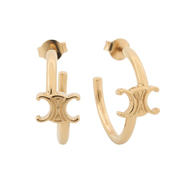 セリーヌ ピアス トリオンフ アシンメトリックフープ メタル 460RD6BRA.35OR CELINE アクセサリー