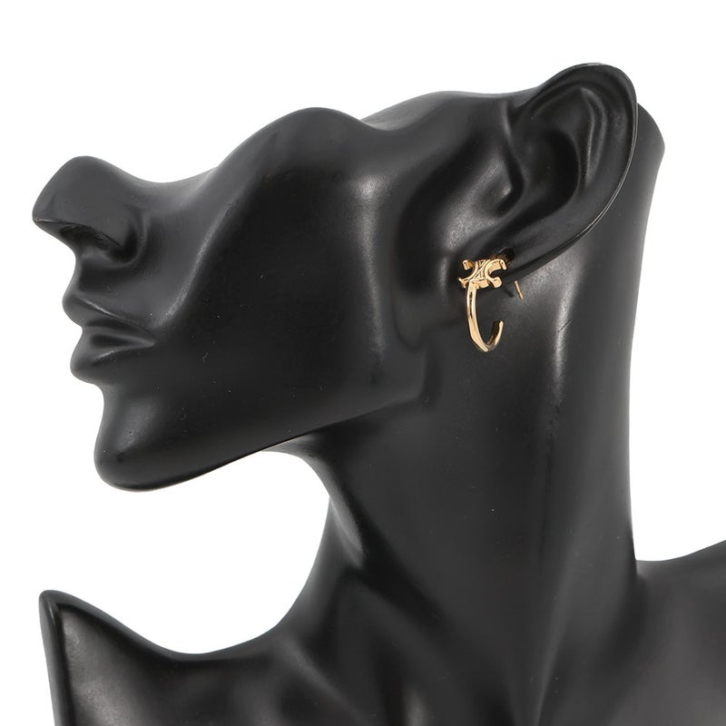 セリーヌ ピアス トリオンフ アシンメトリックフープ メタル 460RD6BRA.35OR CELINE アクセサリー