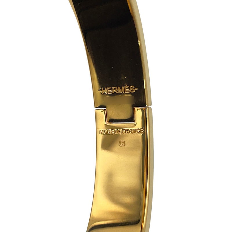 エルメス ブレスレット クリックH PM オルフェウスの魅力に誘われて ブラック/ゴールド/ゴールド金具 HERMES バングル 黒