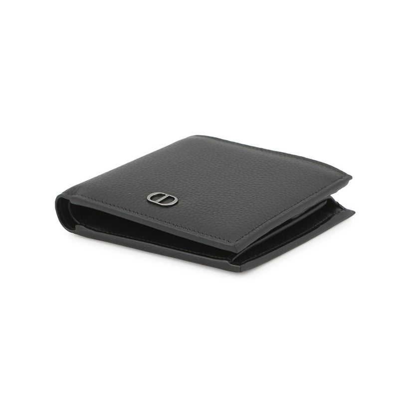 クリスチャン・ディオール 二つ折り財布 CD アイコン 2つ折りウォレット 2ESBC027CDI Christian Dior 黒