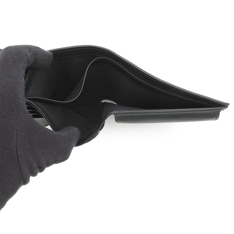 クリスチャン・ディオール 二つ折り財布 CD アイコン 2つ折りウォレット 2ESBC027CDI Christian Dior 黒