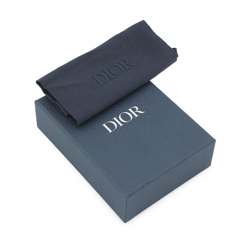 クリスチャン・ディオール 二つ折り財布 CD アイコン 2つ折りウォレット 2ESBC027CDI Christian Dior 黒