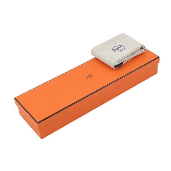 エルメス バッグチャーム ビジュー・ドゥ・バッグチャーム ブラック/グラニ/シルバー金具 メタル/ボックスカーフ 黒