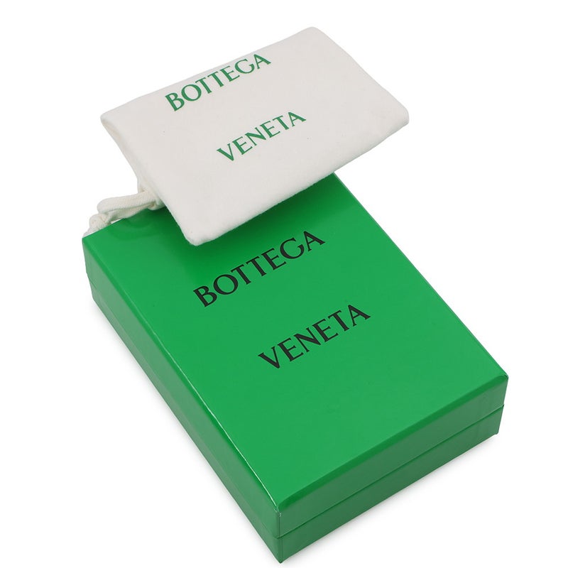 ボッテガヴェネタ 二つ折り財布 マキシイントレチャート カセット スモール ウォレット BOTTEGA VENETA バイカラー