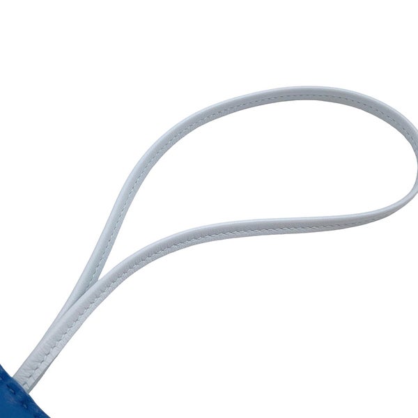 エルメス バッグチャーム バディ ブルーフランス/ブラック/ブリューブリュム ラムスキン/ムートン W刻印