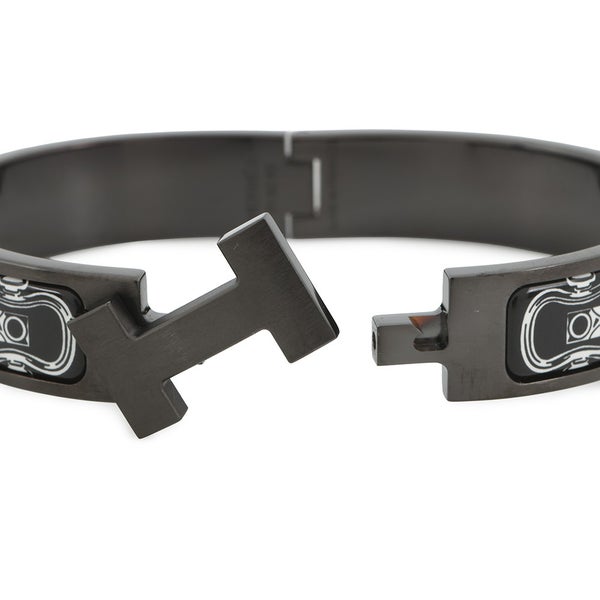 エルメス ブレスレット クリックHH エルメス・メタリック HERMES アクセサリー 黒