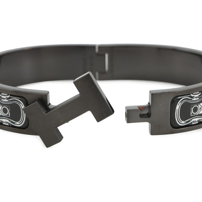 エルメス ブレスレット クリックHH エルメス・メタリック HERMES アクセサリー 黒