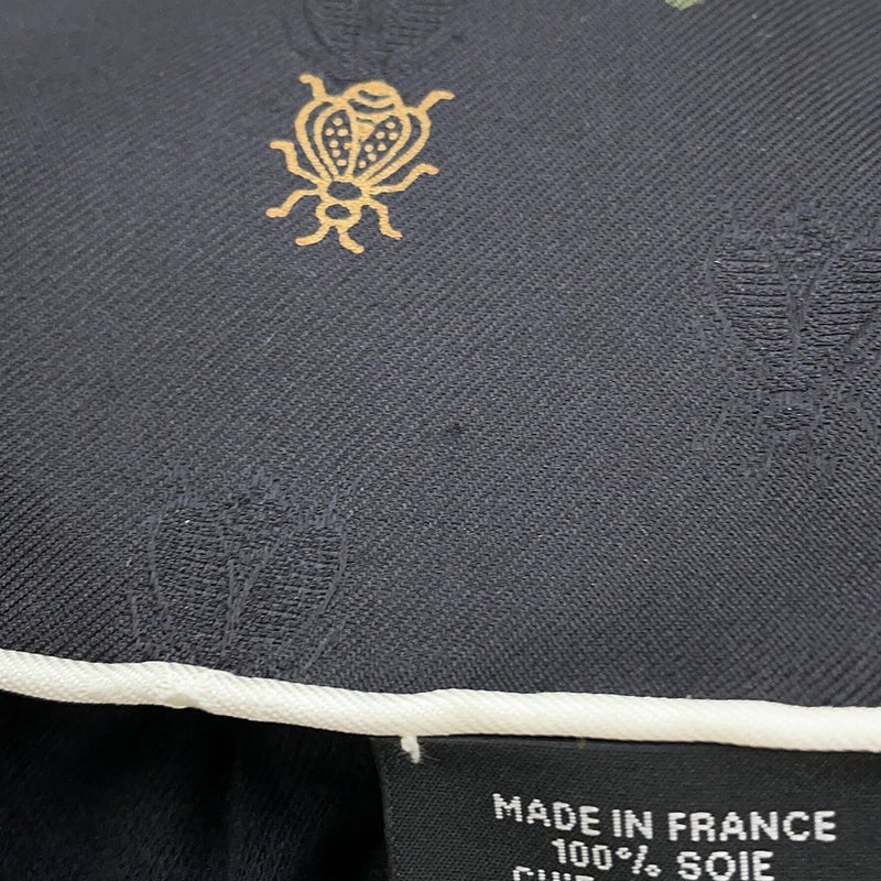 エルメス スカーフ カレ90 ブケ・フィナル・アベイユ Bouquet Final leather tassel scarf シルク HERMES 2025年秋冬