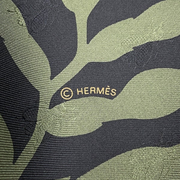 エルメス スカーフ カレ90 ブケ・フィナル・アベイユ Bouquet Final leather tassel scarf シルク HERMES 2025年秋冬