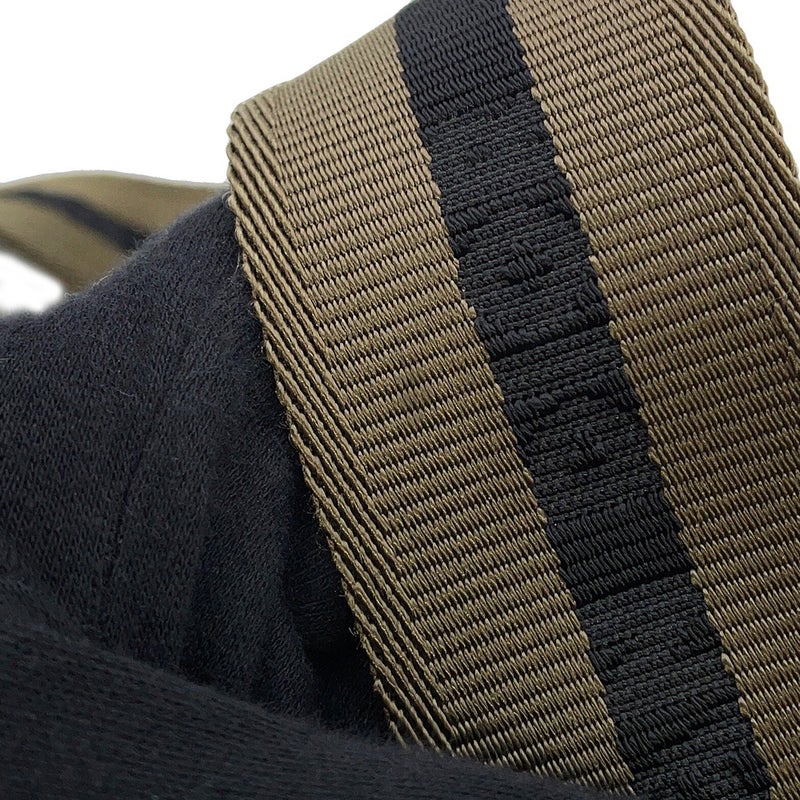 クリスチャン・ディオール ボディバッグ サドルバッグ 刺繍ロゴ Christian Dior 黒