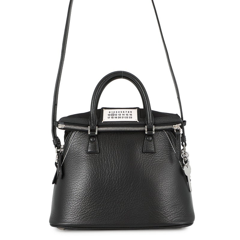 メゾンマルジェラ ハンドバッグ 5AC ミニ カーフレザー Maison Margiela 2WAY 黒