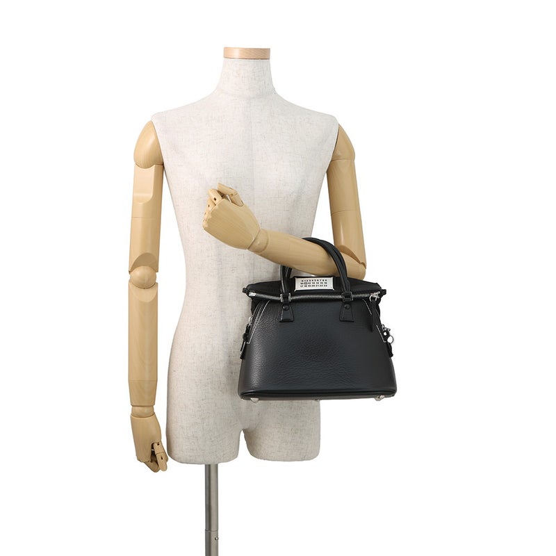 メゾンマルジェラ ハンドバッグ 5AC ミニ カーフレザー Maison Margiela 2WAY 黒