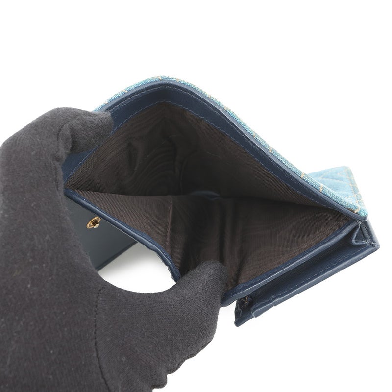 グッチ 二つ折り財布 GGマーモント ダブルG ミニウォレット 466492 GUCCI 財布 シェブロン キルティング カードケース 花 刺