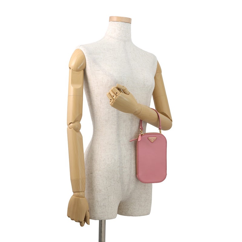 プラダ ショルダーバッグ スマートフォンケース サフィアーノ 1BP027 PRADA バッグ ケース ミニバッグ