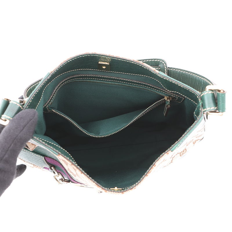 グッチ ショルダーバッグ GGキャンバス/レザー ホースビット 137388 GUCCI バッグ ワンショルダー