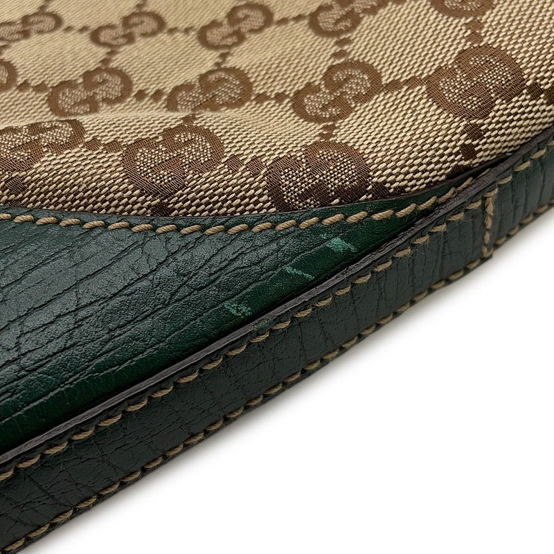 グッチ ショルダーバッグ GGキャンバス/レザー ホースビット 137388 GUCCI バッグ ワンショルダー
