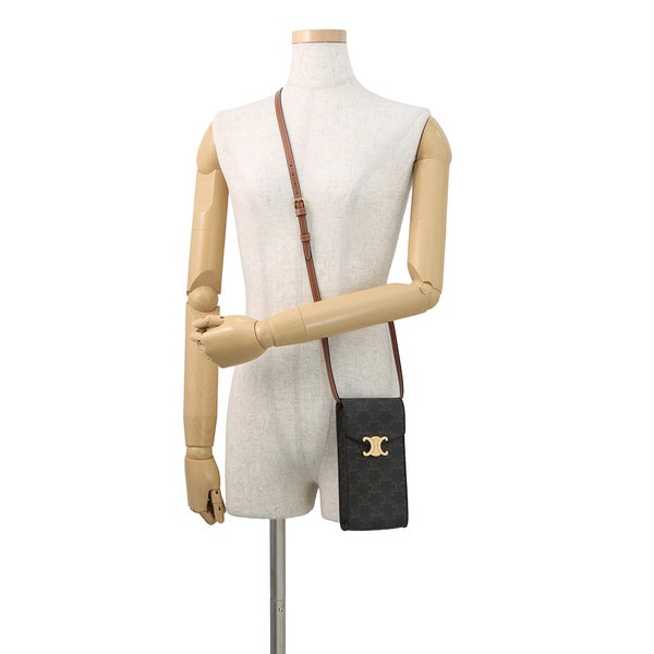 セリーヌ ショルダーバッグ トリオンフ モバイルポーチ 10K682DS3.04LU CELINE バッグ