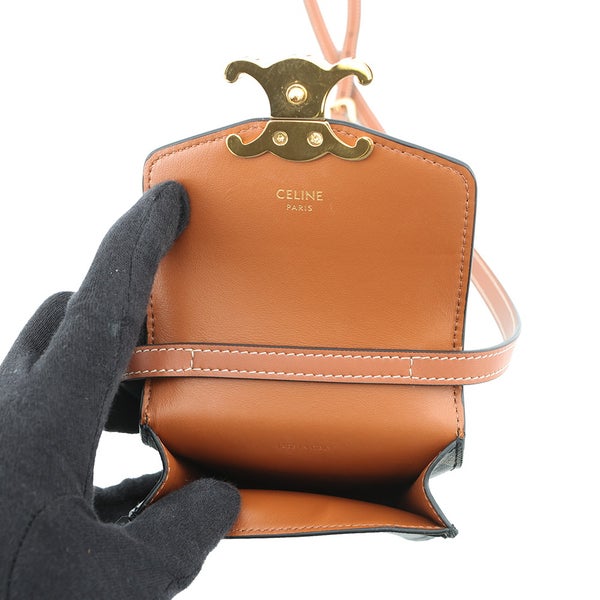 セリーヌ ショルダーバッグ トリオンフ モバイルポーチ 10K682DS3.04LU CELINE バッグ