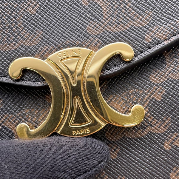 セリーヌ ショルダーバッグ トリオンフ モバイルポーチ 10K682DS3.04LU CELINE バッグ