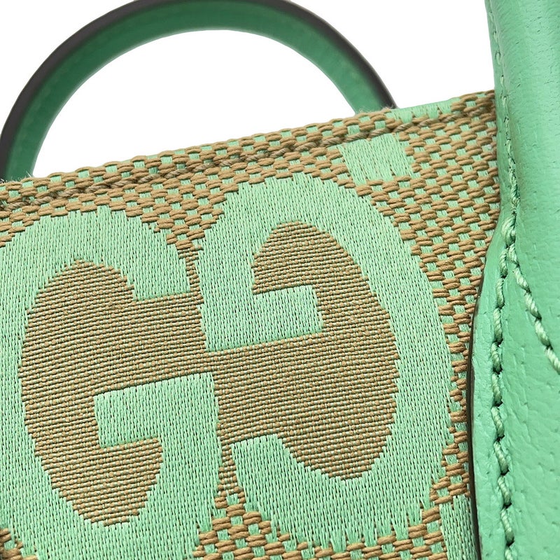 グッチ ハンドバッグ ジャンボGGキャンバス ミニトート 671628 GUCCI バッグ 2way ショルダー ミニバッグ