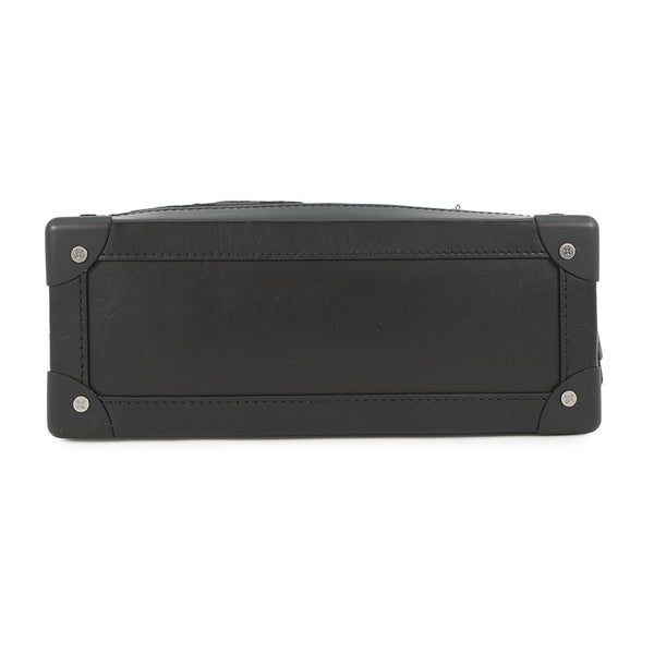 ルイヴィトン ショルダーバッグ モノグラム・メッシュ/レザー ソフトトランク M53964 ヴィトン バッグ 刺繍 ブラック 黒 2019年秋冬