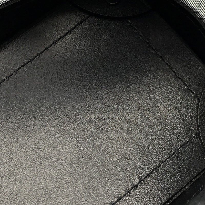 ルイヴィトン ショルダーバッグ モノグラム・メッシュ/レザー ソフトトランク M53964 ヴィトン バッグ 刺繍 ブラック 黒 2019年秋冬