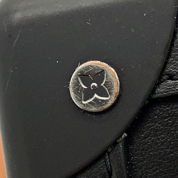 ルイヴィトン ショルダーバッグ モノグラム・メッシュ/レザー ソフトトランク M53964 ヴィトン バッグ 刺繍 ブラック 黒 2019年秋冬