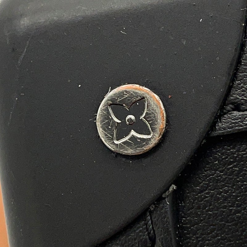 ルイヴィトン ショルダーバッグ モノグラム・メッシュ/レザー ソフトトランク M53964 ヴィトン バッグ 刺繍 ブラック 黒 2019年秋冬