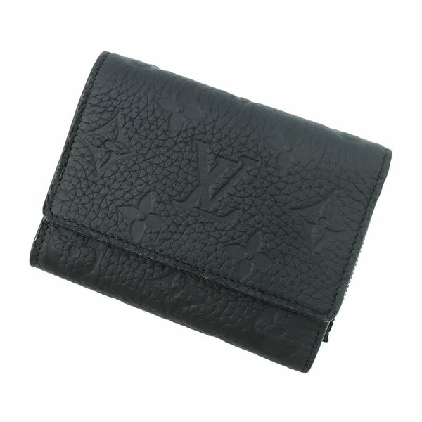 ルイヴィトン 三つ折り財布 モノグラム・パターン ポルトフォイユ・パイロット M82556 トリヨンレザー 黒 ブラック