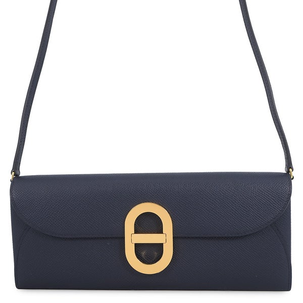 エルメス 長財布 シェーヌダンクル トゥーゴー ブルーインディゴ/ゴールド金具 エプソンB刻印 財布