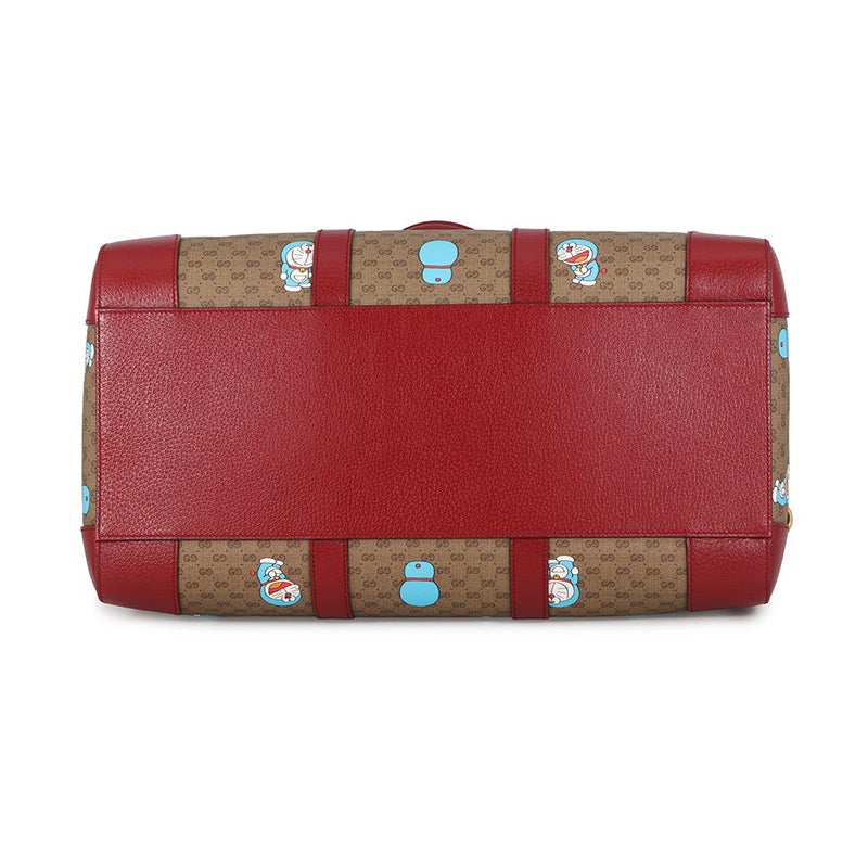 グッチ ボストンバッグ ミニGGスプリーム ミディアム ダッフルバッグ 647815 GUCCI バッグ 2way ショルダー ドラえもん コラボ