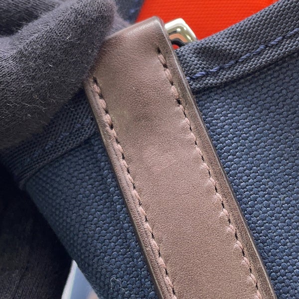 エルメス サックドパンサージュ グルーム SAC DE PANSAGE GROOM ネイビー/フー D刻印 2way