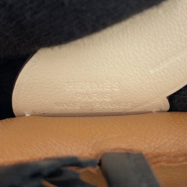 エルメス バッグチャーム ロデオPM ペガサス チャイ/ナタ/ブラック ラムスキン B刻印 HERMES