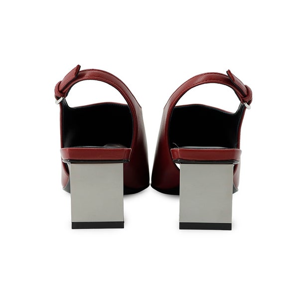 エルメス サンダル マルリー45 ナッパレザー レディースサイズ36 1/2 HERMES ヒール 靴