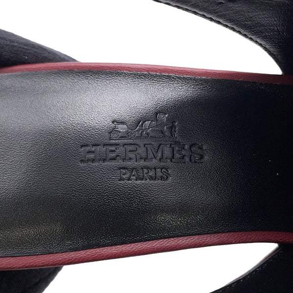 エルメス サンダル マルリー45 ナッパレザー レディースサイズ36 1/2 HERMES ヒール 靴
