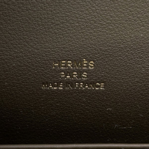 エルメス ハンドバッグ ポシェットケリー ヴェールロデン/シャンパンゴールド金具 スイフト G刻印