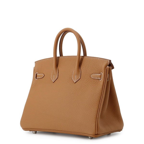 エルメス バーキン25 ゴールド/シルバー金具 トゴ G刻印 HERMES Birkin ハンドバッグ